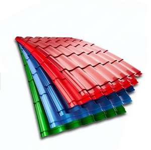 Colored PPGI Corrugated Zinc Roofing Sheet Color Coated Corrugated Steel PPGI Roofing Sheet for House